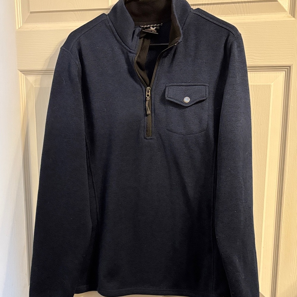 ZeroXposur Men's Navy Zip-Up Sweater